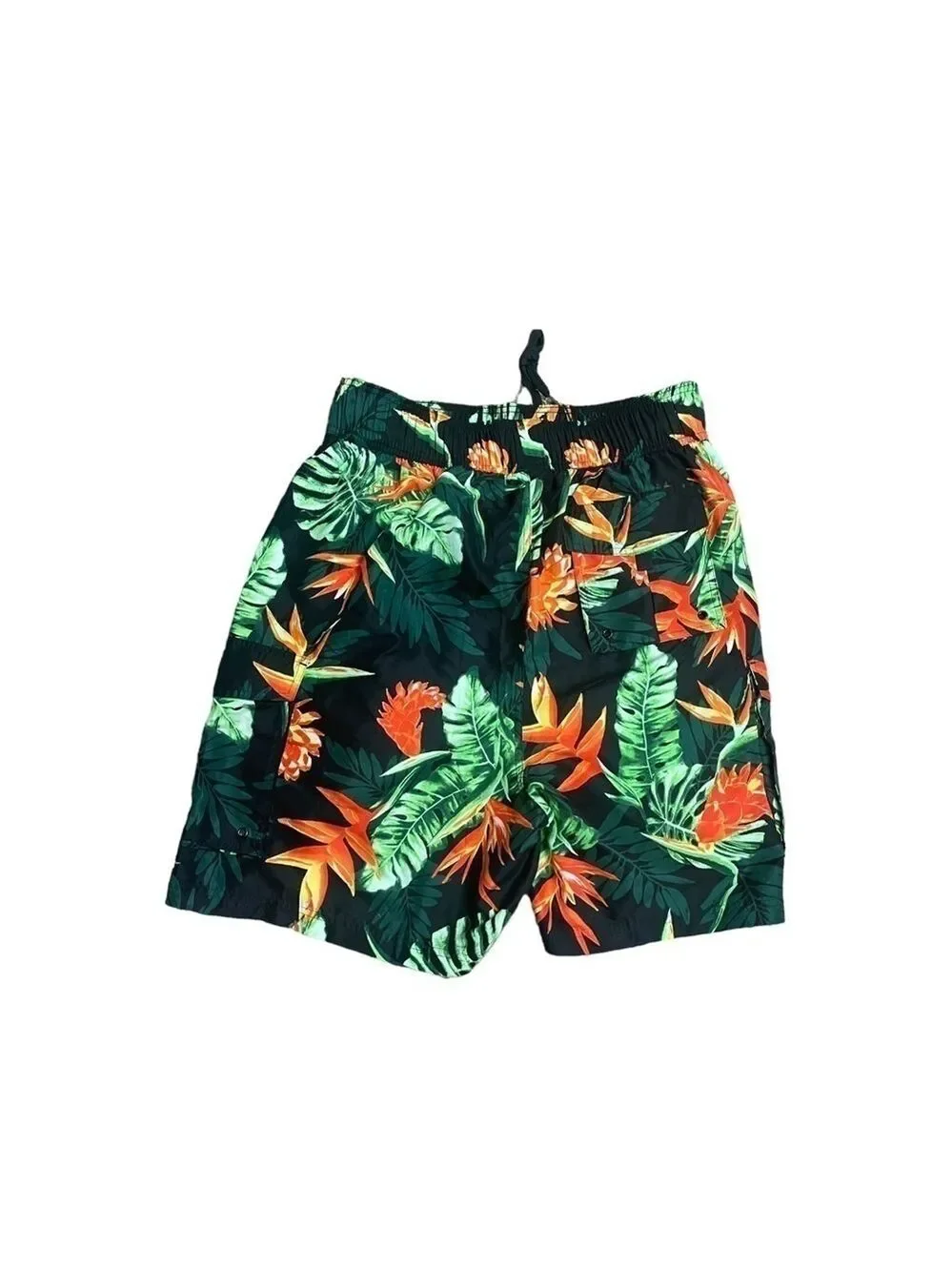 KS Island Cargo Swim Trunks Big Men's XL Tropical Print
